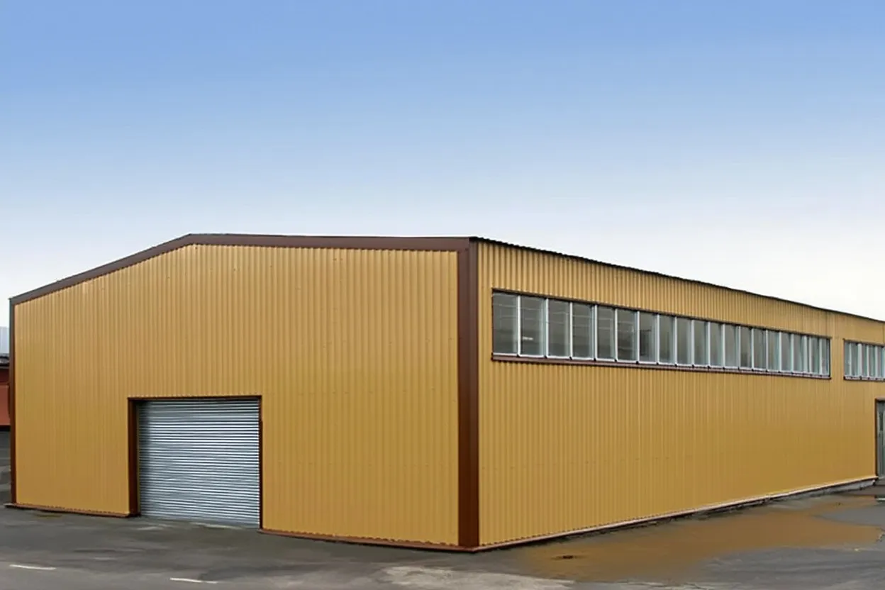 Стальной ангар с сэндвич-панелями 18х48х6.3 м